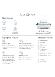 إتش بي ديسك جيت إنك أدفانتج إلترا طابعة 4828 - أبيض