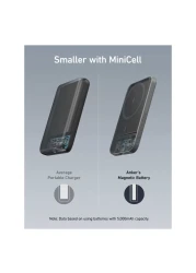 Anker 621 MagGo Magnetic Power Bank Black 5000mAh