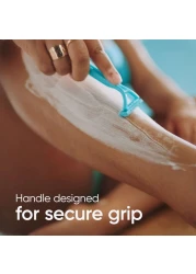 جيليت سيمبلي فينوس 2 موس حلاقة للإستعمال مرة واحدة _أزرق 12 أمواس حلاقة