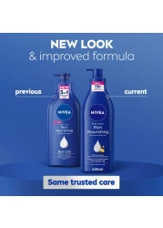 NIVEA Body Lotion, Dry to Very Dry Skin, Rich Nourishing, 400ml