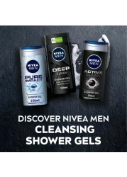 NIVEA MEN 3in1 Shower Gel DEEP 250ml Pack of 3