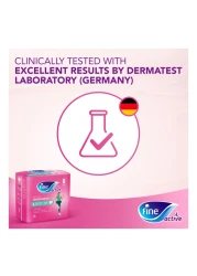 فاين أكتيف حفاضات للنساء بعد الولادة مقاس كبير، حزمة من 12 حفاضة قابلة للسحب