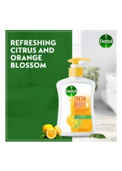 ديتول غسول سائل منعش لليدين مضاد للبكتيريا بخلاصة الليمون وزهور البرتقال 200 ملل