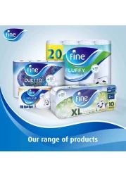 Fine Comfort Xl Toilet Tissue Roll 250 Sheets X 2 Ply Bundle 10 Rolls