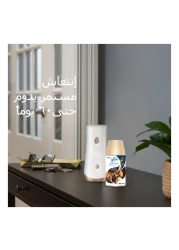 Glade Lavender And Vanilla Automatic Refill Spray White 269ml Pack of 2 With Elegant Amber And Oud Automatic Refill Spray White 269ml