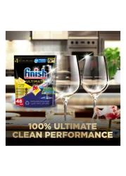 Finish Powerball Ultimate All-In-1 Dishwasher Lemon Sparkle 48 Tablets