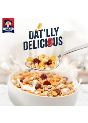 كويكر حبوب الشوفان المقرمشة بنكهة التوت البري 400 غرام