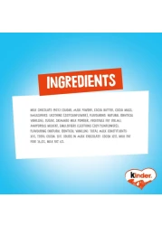 Kinder Chocolate Pack of 8 Bars, 100g