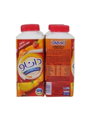 Danao Orange Banana And Strawberry Juice Drink With Milk 180ml Pack of 6