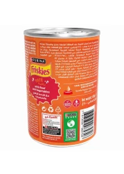 بورينا فريسكيز باتيه باللحم البقري والخضراوات طعام القطط الرطب 400 غرام