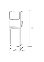 إلكترولوكس موزع مياه بتحميل سفلي EDBMFDXSG ـ 420 واط - فضي