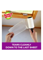 سكوتش-برايت أسطوانة للحيوانات الأليفة اللاصقة الإضافية 56 ورقة مثالية لتنظيف شعر الحيوانات من الملابس