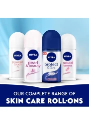 نيفيا مضاد للتعرق للنساء رول أون حماية وعناية خالٍ من الكحول الإيثيلي 50 ملل