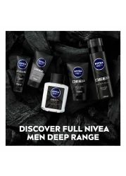 NIVEA MEN Deep Smooth Shave Shaving Foam With Anti-Bacterial Black Carbon 200ml