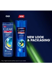 Clear Shampoo For Men Anti Dandruff Shampoo Shower Fresh 400ml