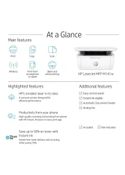 إتش بي ليزر جت طابعة MFP M141W- أبيض