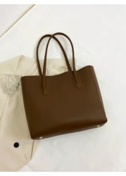 حقيبة ذات سعة كبيرة للنساء ، موضة التنقل ، حقيبة تسوق ، حقيبة نسائية