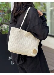 وشاح بطباعة زهور صغيرة بطراز البحر، ديكور لحقيبة الكتف