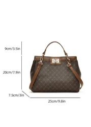 Fashion 2024 Sells European And American Retro Ladies Custom Printed Scratch Resistant Materials Holiday Gifts Middle Aged Mother Bags Large Capacity To Meet Daily Travel And Shopping Occasions And Ca
