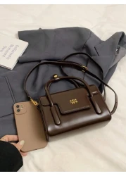 New High Quality Minimalist Solid Color Maerder Handbag Beautiful Design Crossbody Bag For Daily Wear Minimalist Solid Color Classic Dignified Office Outing Dating Ladies Shoulder Bag Holiday Gift