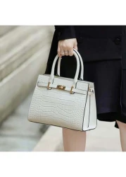 ZOOLER 2025 New Women s Luxury Genuine Leather Handbag Fashion Elegant Mom Bag Career Bag Middle Aged Ladies Briefcase Suitable For Women Young Professionals Office Ladies Mother s Day Gift Size 11 2i