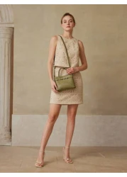 MOTF PREMIUM METAL FASTENER DECORATED TOP HANDLE BAG FOR WORK