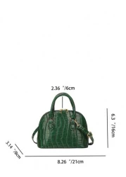 حقيبة يد محبوكة ومزينة بذوق، على شكل صدف بحرية وعشب محبوك وديكور شبكي جذاب للنساء،حقيبة كتف مثالية. مصنوعة من