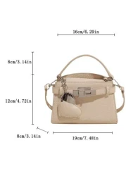 Mini Crocodile Embossed Women Handbag New Fashion Small Square Bag Versatile Shoulder Crossbody Bag