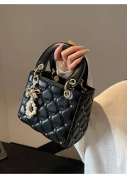 Fashionable New Women s Handbag Solid Color Minimalist PU Square Bag Elegant Vibe Suitable For Dates Shopping Versatile And Exquisite