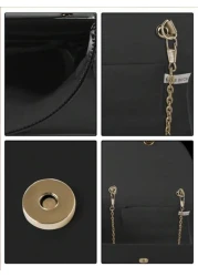 Fashion Solid Color Mirrored Handbag Evening Bag Charming And Elegant Women s Business Bag Suitable For Party Girls College Students Brides Match With Party Dresses Wedding Dresses Evening Dresses Tig
