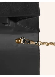 SIIZA Glitter Shiny Luxury Glamorous Elegant Exquisite Large Women Clutch Purse Evening Bag Prom Handbag With Detachable Chain For Wedding Elegant For Girls Women College Students Rookies White Collar