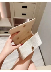 Women s Elegant Butterfly Decor Box Shaped Evening Bag With Faux Pearl Handle Romantic For Wedding Formal Party Banquet Or Prom Elegant Pearl Bag