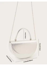 Elegant Ladies Handbag Minimalist Design Clutch Bag With Chain Lightweight Luxury Party Evening Bag Perfect Birthday Gift For Girlfriend Party Bag Perfect For Party Wedding Prom Dinner Banquet Matchin