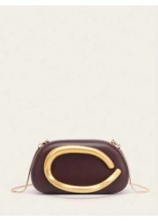 Evening Bag Clutch Purses For Women Ladies Party Bag Exquisite Hardware Handle Buckle Acrylic Bag Bag Bridal Wedding Purse For Ladies Bag Metal Chain Bag Versatile Handheld Bag Cocktail Party Wedding