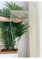 Fashion Sequin Women s Clutch Bag Stylish Prom Evening Bag Envelope Bag Luxurious And Elegant Bridal Bag Suitable For Parties Proms Dinners Graduation Ceremonies Matching With Sequin Evening Dresses W