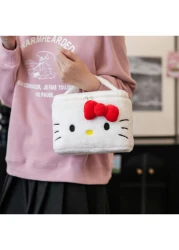 1PC Melody Travel Makeup Bag Large Capacity Lightweight Toiletry Handbag Bath Shower Bag Multifunctional Cosmetic Organizer Cute Handbag Wallet Pouch Case Portable Cosmetics Brush Storage Clutch With