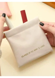 1pc PU Cosmetic Bag Travel Storage Pouch Large Capacity Toiletry Bag Portable Organizer Bag Big Storage Bag For Travel Makeup Organize Belongings Foldable Waterproof Dustproof Suitable For Storing Mak