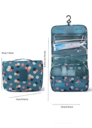 1pc Hanging Toiletry Bag Portable Handbag Zipper Bag Cosmetic Bag Makeup Organizer Bag Waterproof Toiletry Bag Multi Functional Skincare And Cosmetic Storage Bag Travel Organizer Makeup Bag Bathroom T