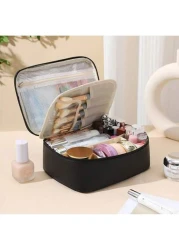 Multi Function Makeup Bag Large Capacity Cosmetic Organizer Travel Portable Handheld Waterproof Toiletry Bag Travel Essential Makeup Organizer