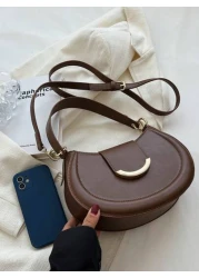 Women s Simple PU Handbag Shoulder Bag Crossbody Bag Clutch Bag Multifunctional Bag