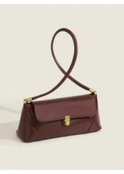 2025 Latest French Fashion Underarm Women Handbag Retro Minimalist Baguette Style High Quality Versatile Women Shoulder Bag