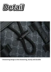 Men PU Floral Vintage Backpack Large Capacity Business Commuter Bag Stylish Casual Travel Laptop Bag Perfect Gift For Men Suitable For Students And All Occasions Lightweight Portable Design For Quick