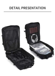 50L 1000D Nylon Waterproof Trekking Fishing Hunting Bag Backpack Outdoor Military Rucksacks