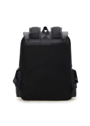 14 7inch Laptop Backpack Large Capacity Rucksack For School Teenagers Boys Men PU Leather Backpacks Male Schoolbag With Zippers High Quality