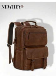 NEWHEY Laptop Backpack Men s Waterproof Backpack Men s Fashion Backpack Handbags For Work Travel College Vintage