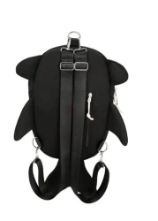 peach tree حقيبة ظهر يومية بتصميم سمكة القرش تناسب الجنسين، مناسبة للأزواج والطلبة في المدرسة الثانوية والجامعة و