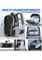 NEWHEY Hiking Backpack 40L Packable Camping Backpack For Men Women Waterproof Lightweight Hiking Daypack Hiking Bag Foldable Backpack Travel Daypack For Climbing Trekking Camping