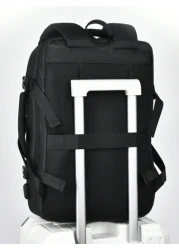 Men s Large Capacity Backpack Expandable Bag Functional Backpack And Work Style Weekend Overnight Bag Outdoor Bag Student Backpack With USB Charging Port Multiple Pockets Commute School Fashion Casual