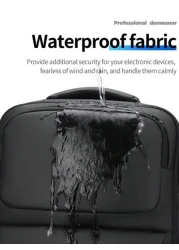 1pc Expandable Large Capacity Travel Backpack Outdoor Beach Bag School Student Backpack Weekend Overnight Bag With Wet Dry Separation Multiple Pockets Scratch Resistant Water Resistant Fabric Holiday