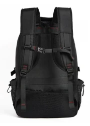 حقيبة ظهر خارجية 80 لتر، حقيبة رحلات تسلق سفر، حقيبة رياضية للتخييم والتنزه، حقيبة مدرسية كبيرة بجيب للأحذية،